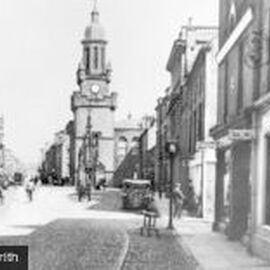 Forres high street c1910 f61501 medium